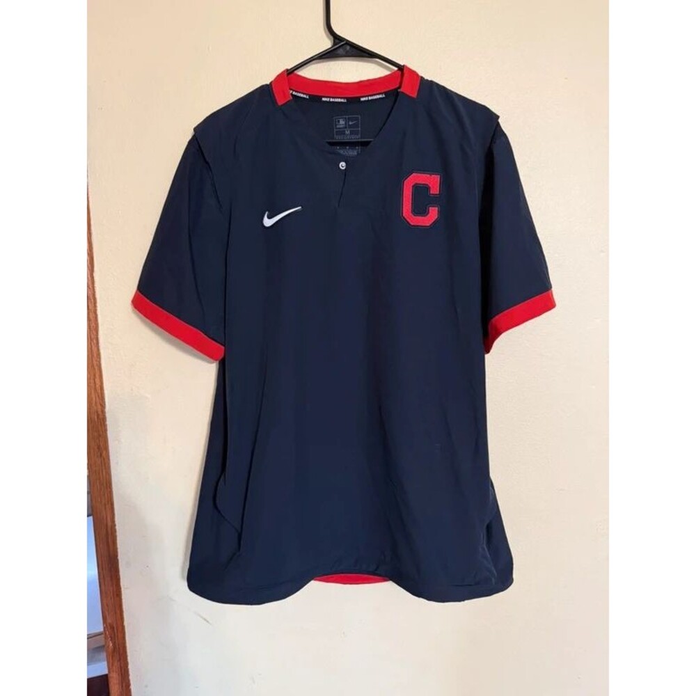 Nike Authentic Collection Cleveland Indians/Guardians Convertible Jacket/Vest M